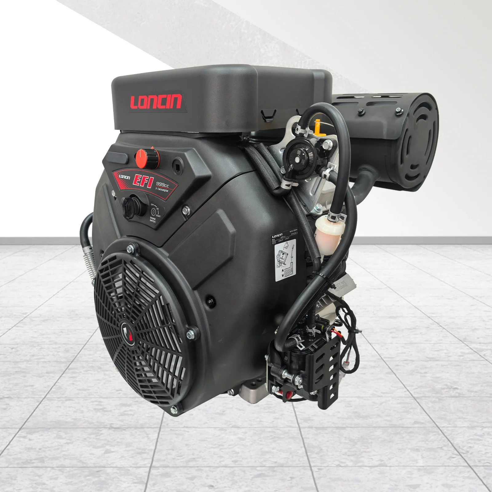 New Kind H1000-EFI 38hp Displacement 999cc V-Twin Engine Low Power Consumption Air-Cooled 4-Stroke  Engine