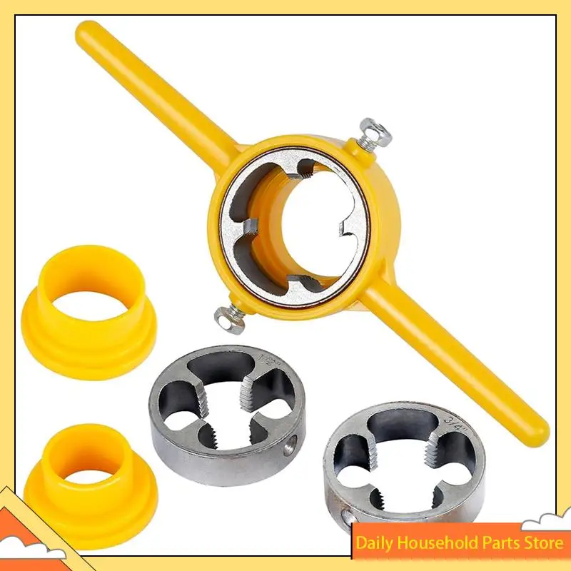 6 قطع من أدوات صانع الخيوط البلاستيكية، مجموعة أدوات السباكة لخيط الأنابيب، مجموعة خيط الأنابيب البلاستيكية المستديرة القابلة لإعادة الاستخدام مع قوالب 1/2 بوصة ساخنة!