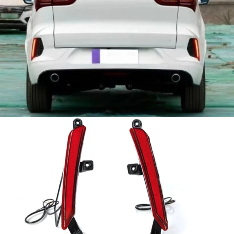 For Jetour X70 Coupe 2021 2022 2023 Car Led Rear Bumper Reflector Light DRL Dynamic Turn Signal Driving Brake Lights Fog Lamp
