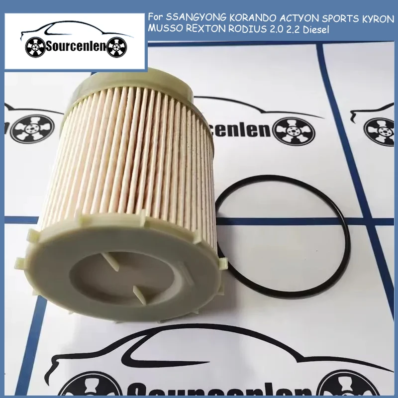 Diesel Fuel Filter for SSANGYONG KORANDO ACTYON SPORTS KYRON MUSSO REXTON RODIUS 2.0 2.2 Diesel Engine 2247634000 K2247034000