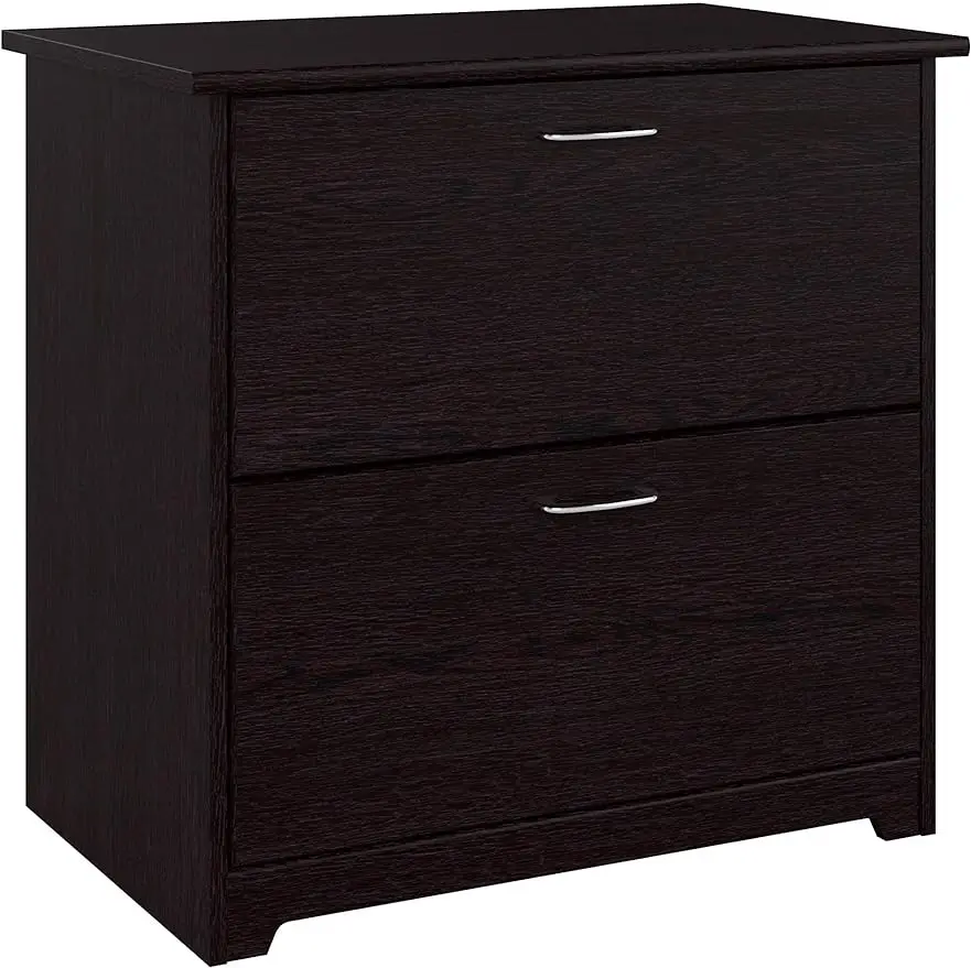 

Cabot 2 Drawer Lateral File Cabinet / Letter / Legal, and A4-Size Document Storage for Home Office, 32W, Espresso Oak