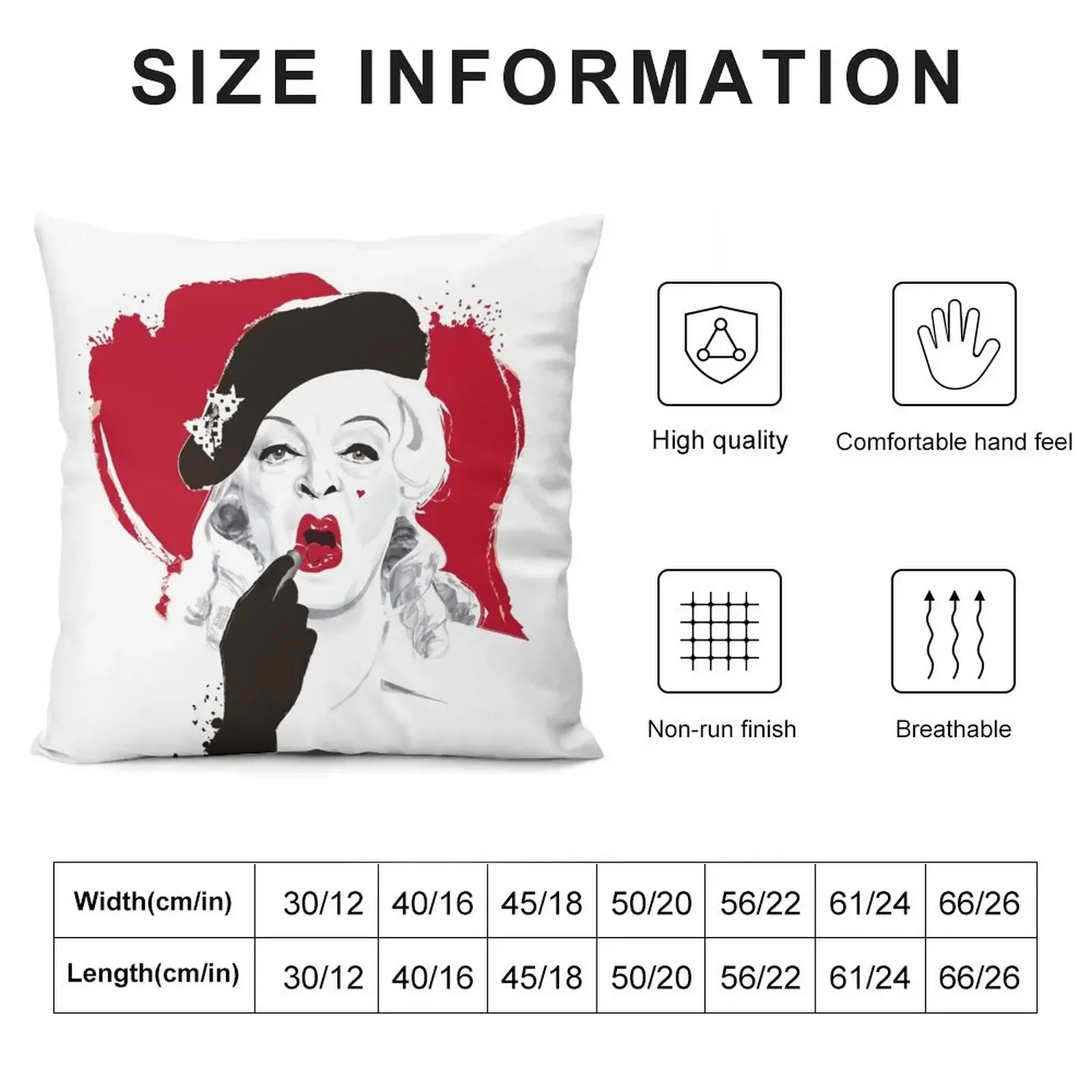 Baby Jane lipstick Throw Pillow Custom Cushion sleeping pillows pillow