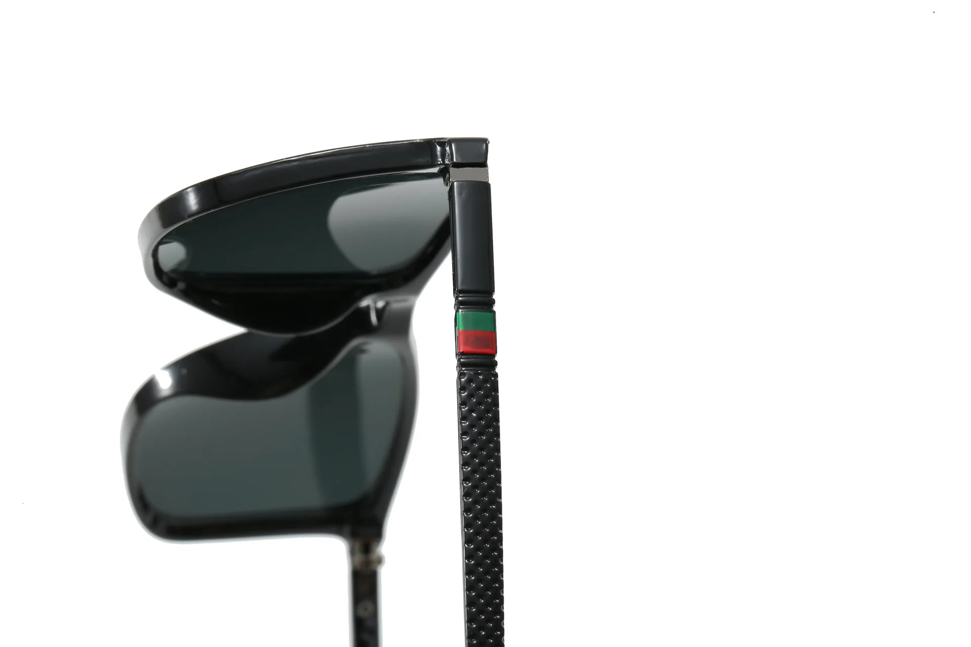 Mjyiwang Herren-Sonnenbrille, matt, quadratisch, polarisiert, UV400, blaue Spiegellinse, blendfrei, für Autofahren, Angeln, Reisen, Outdoor-Brillen – Detail 7