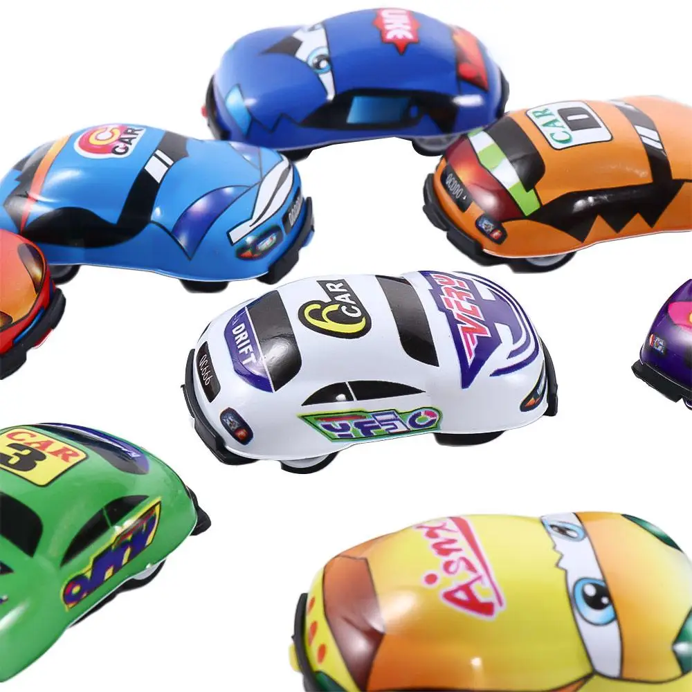 10Pcs Mini Gifts Car Model Toy Vehicles Vehicle Set Toddlers Child Educational Car Pull Back Car Play Toy Inertia Car Toy