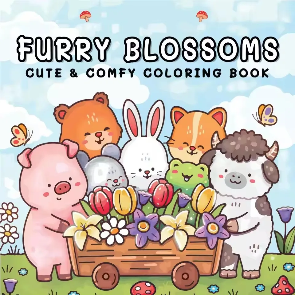 Cozy Europe ,Times Coloring Book Chill Moments Stress Relief Drawing Book Perfect Gift for Party and Birthday Christmas
