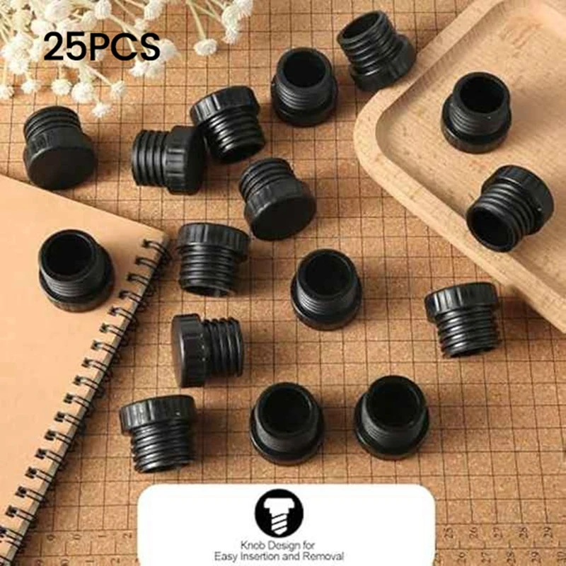DT16 Light Socket Safety Caps 25PCS E26 Light Bulb Socket Cover, Protective End Caps for String Lights Outdoor