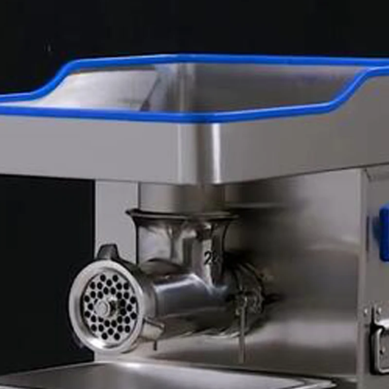 مفرمة اللحم الكهربائية 2.2KW مفرمة الخضروات التجارية هيكل عظمي الدجاج آلة قطع طحن الفلفل الحار منتج أغذية