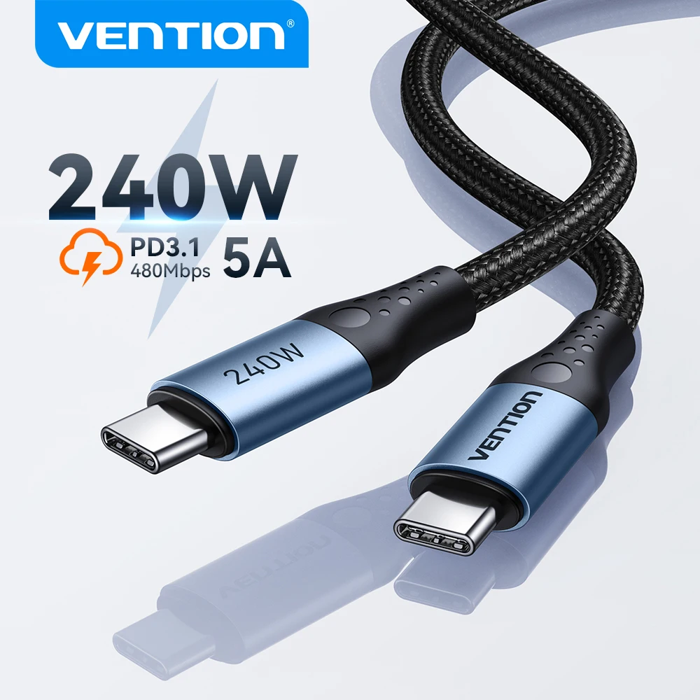 כבל Vention USB-C 240W PD3.1