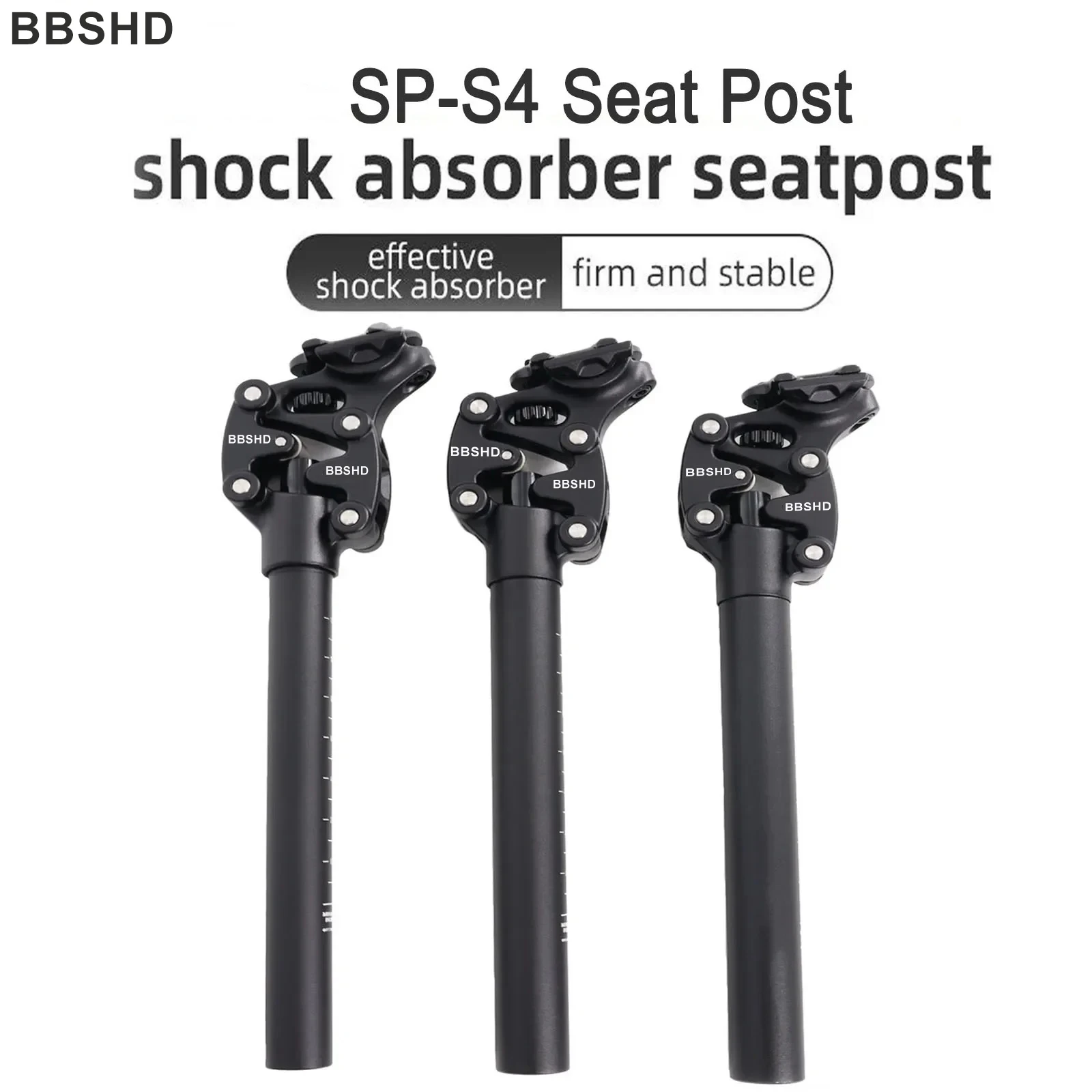 

BBSHD MTB Bicycle Shock Absorber Seatpost Bike Seat Post Dropper Manual Travel Height Suspension 27.2/30.9/31.6mm Bike Seat Tube