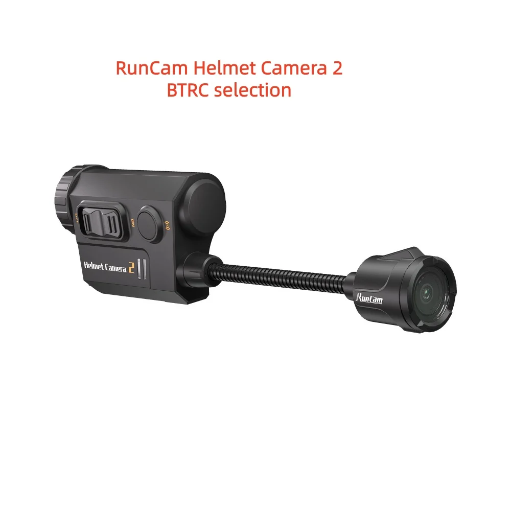 RunCam Helmet Camera 2 Adjustable Lens Ultra Long Battery Life Waterproof Dustproof BLE 5.4 5Ghz WiFi Action with BTRC selection