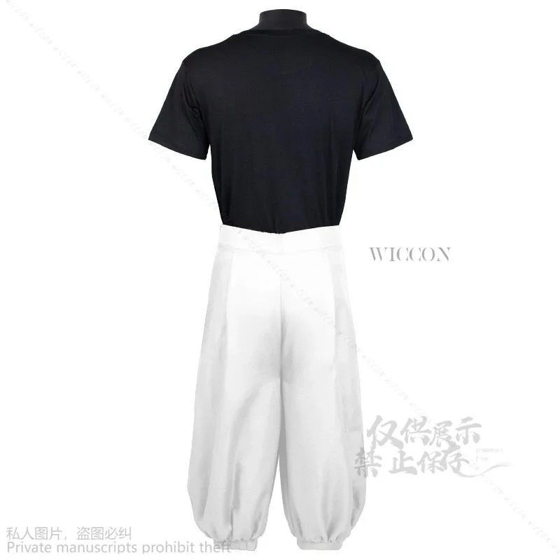 CyAnime Toji Fushiguro Cosplay Kostüm Perücke Uniform Zauberer Killer Mit Requisiten Top Hosen Anzug Halloween Kostüm Schuhe Roleplay Se