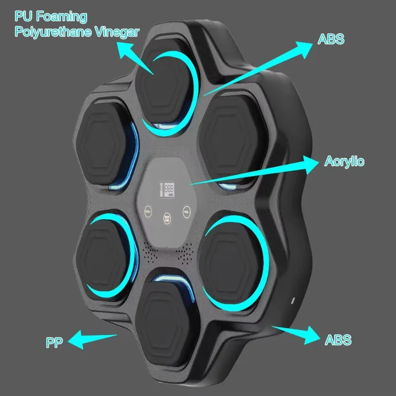 Home Adults Big Wall Smart Electronic Arcade Game Training Music Boxing Machine