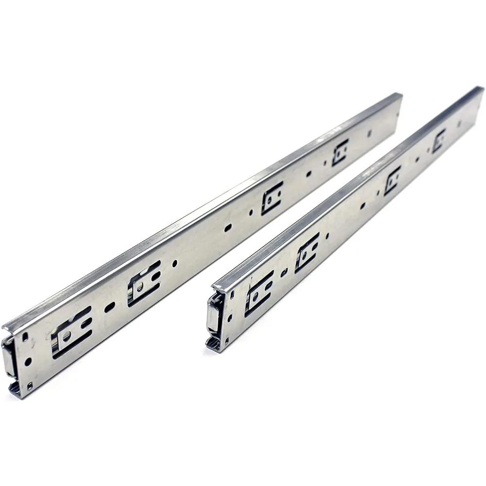 22 بوصة لينة إغلاق الكرة تحمل الجانب جبل درج الشرائح لخزائن إطار الوجه، تمديد كامل، 10 أزواج، نظام الإغلاق الذاتي #2