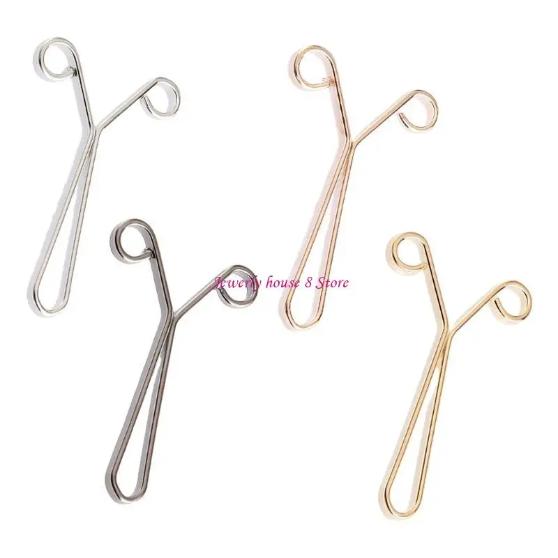 Travel Friendly Rolled Cuff Clip Adjustable Y Jewelry Accessory