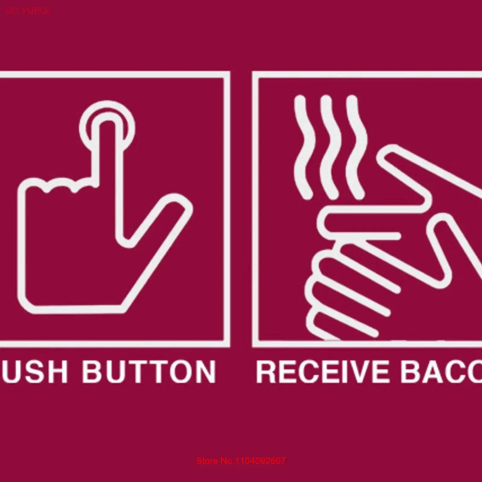 Bacon Tshirt Push B… - image
