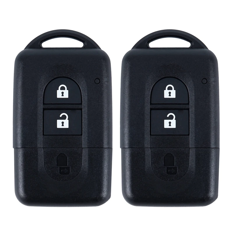 2X 2 Button Remote Key FOB Case For NISSAN MICRA X-TRAIL QASHQAI JUKE DUKE NAVARA