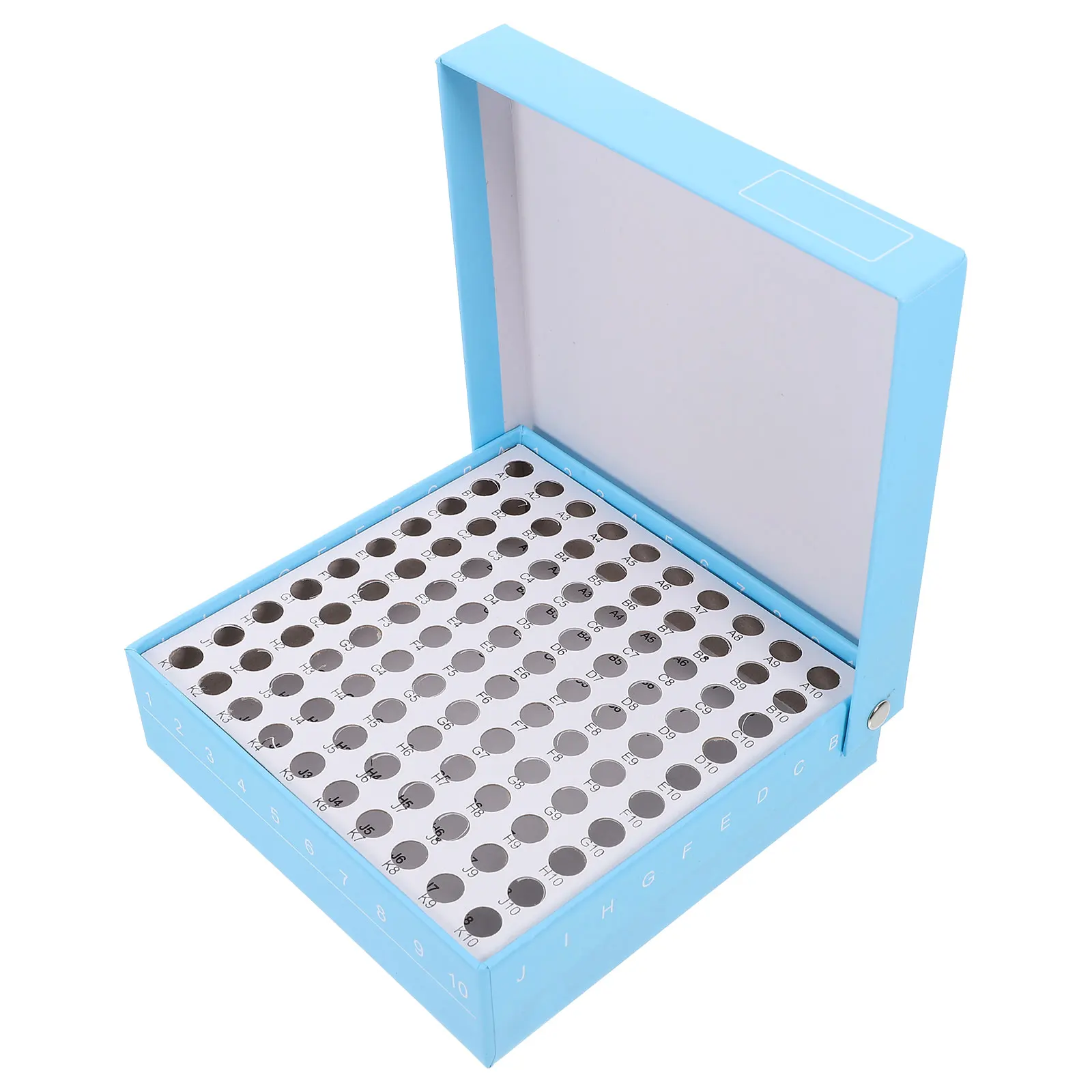 

Tube Box 0.5ml 100 Holes Laboratory Storage Rack Plastic Container for Freezer Teaching Equipment