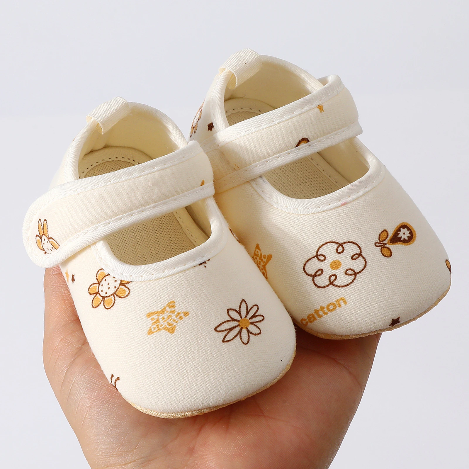 

Baby Flats, Soft Sole Non-slip Walking Shoes Indoor Outdoor Toddler Shoes for Girls Boys
