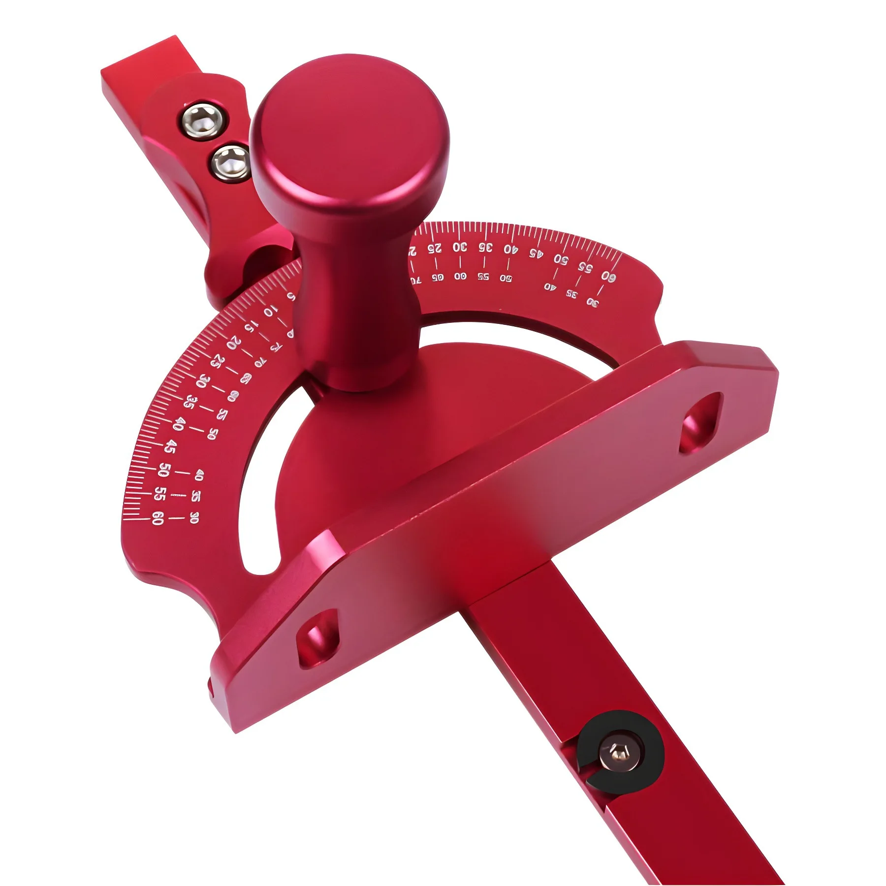 Woodworking T-shaped Track; Aluminum Alloy Angle Push Ruler; Quick Positioning Push Ruler With Gear; Angle Plate.