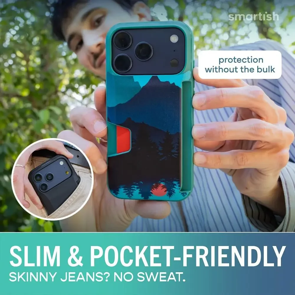 ®   iPhone 17 Pro Wallet Case - Wallet Slayer Vol. 1 [Slank + beschermend] Creditcardhouder - Drop Getest Flip Verborgen kaartsleuf Co