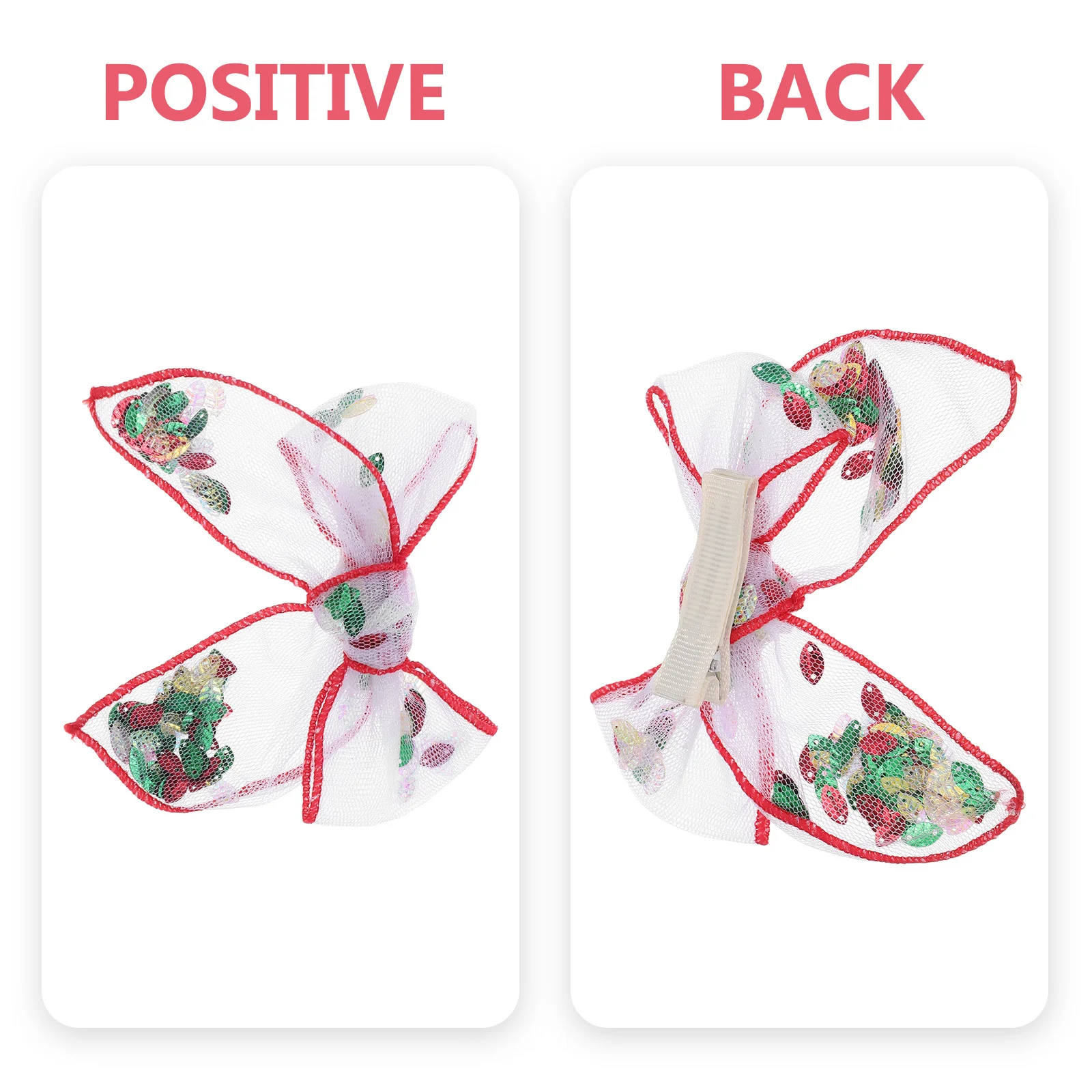 4 pçs grampos de cabelo das crianças malha vermelha bowknot clipes laterais macio respirável mini arco acessórios para o cabelo para festa de aniversário escola