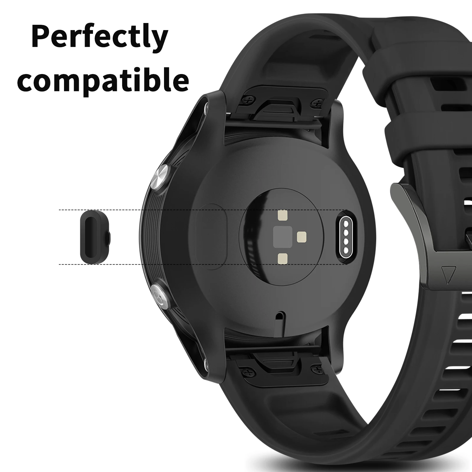 Porta do carregador à prova de poeira plug capa para garmin forerunner 955 945 265 645 965 fenix 7 s 7x 6 6s 6x 5 vivoactive 3 4 5 caso