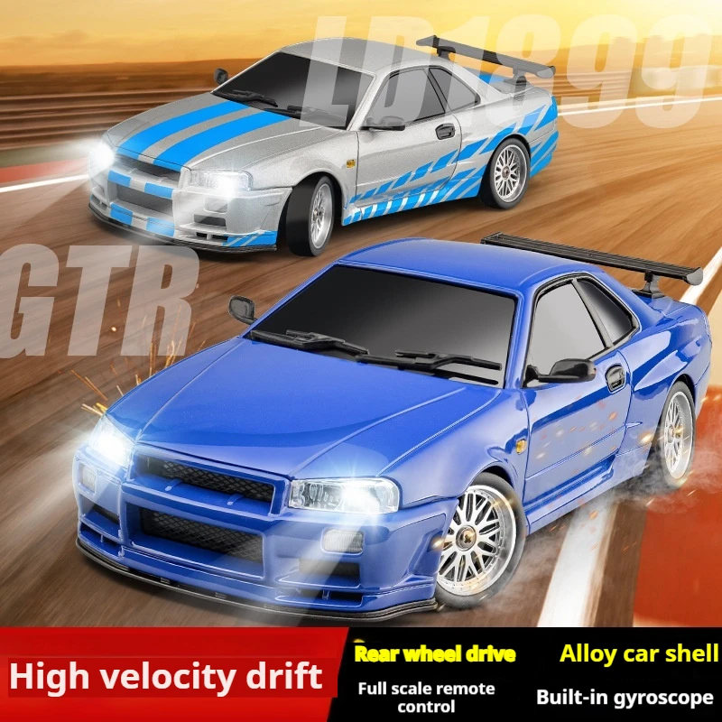 

Gtr Alloy Drift Remote Control Car Professional Rc Rear Wheel Drive Car Charging Toy Racing Car For Children Men Holiday Gift