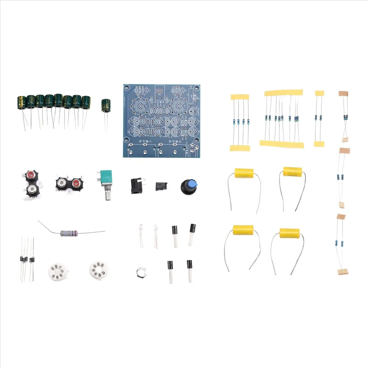 A85P 6J1 Hifi Stereo Electronic Tube Preamplifier Board Finished Preamp Amplifer Module DIY Kits Bile Amp Effect Tool Parts