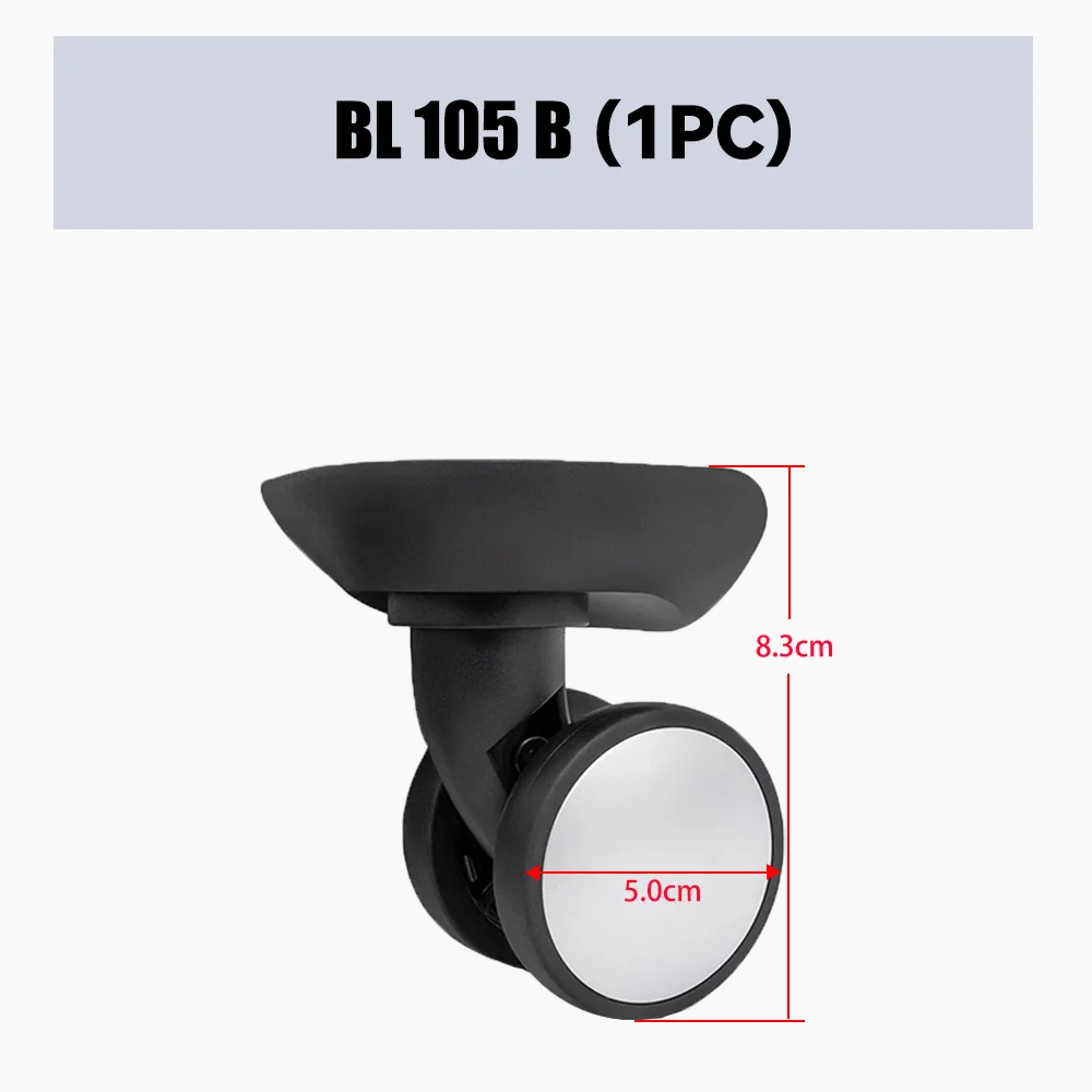 Substituição de roda universal para mala BENLUN, amortecedor, suave, silencioso, acessórios de roda, rodas, rodízios, BL-105