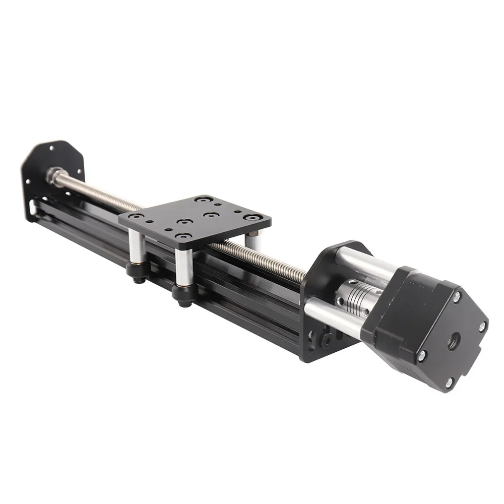 

nema17 stepper motor Effective travel 300mm precision linear smanipulator for 3D printer HPV4 linear screw guide slide module