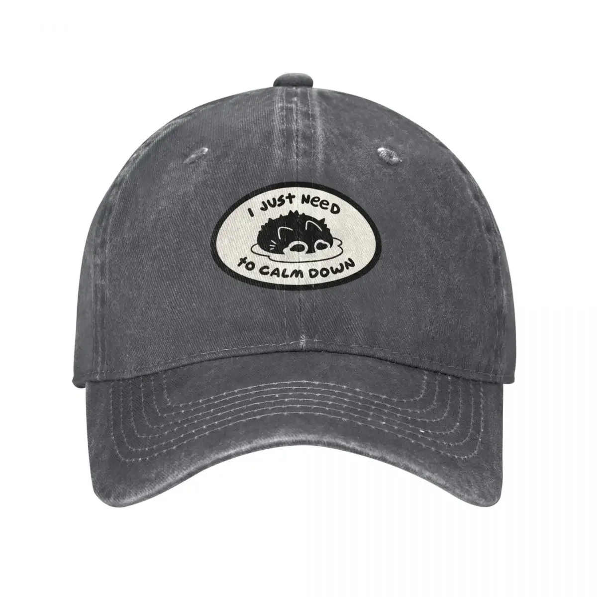 

I Just Need to Calm Down Baseball Cap Golf Cap cute tea Hat Mens Tennis Women's
