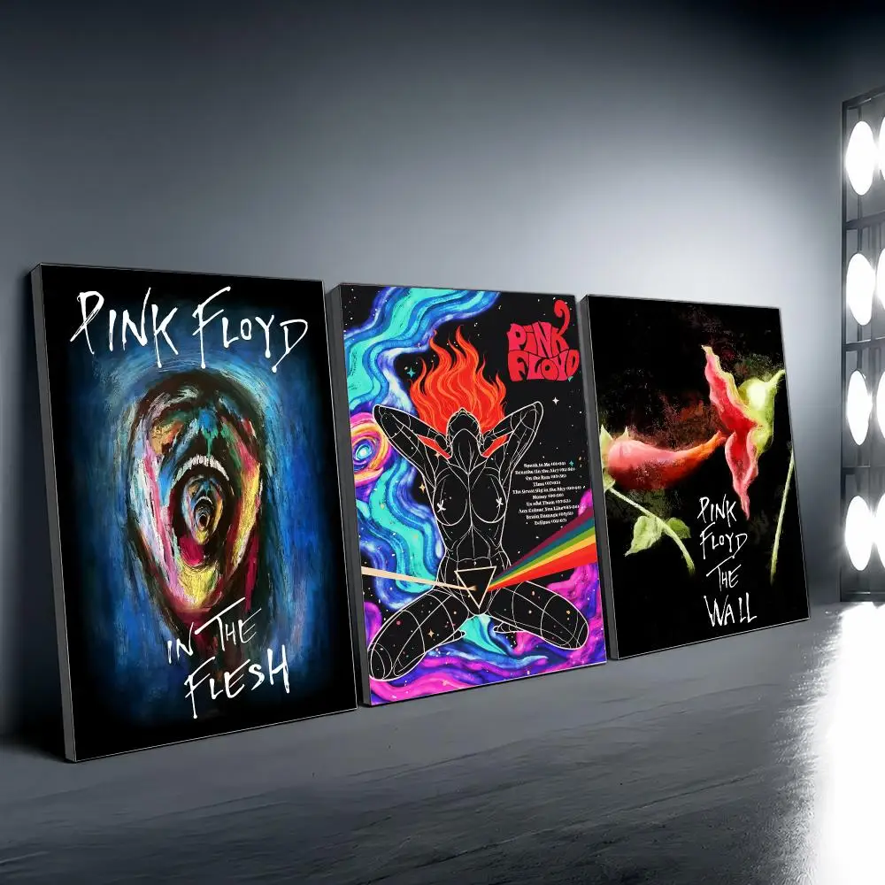 Pop Rock Band P P-pinkS F Floyd Poster Vintage Wall Art Aesthetic Room Decor Print Living Room Bedroom Home Decoration