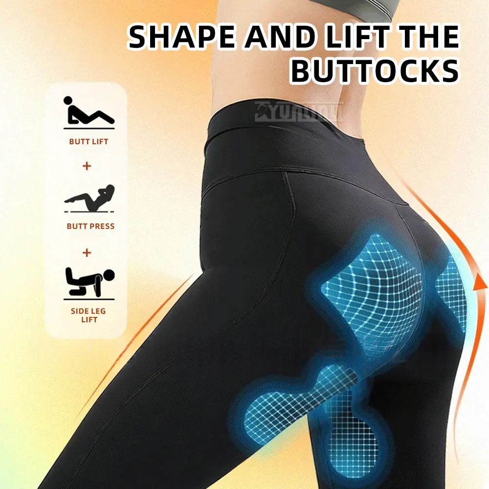 Yunlin Li Ems Yoga Pants Abdominal Photoelectric Hip Muscle Pulse Massage Pelvic Floor Muscle Exercise Fitness Pants