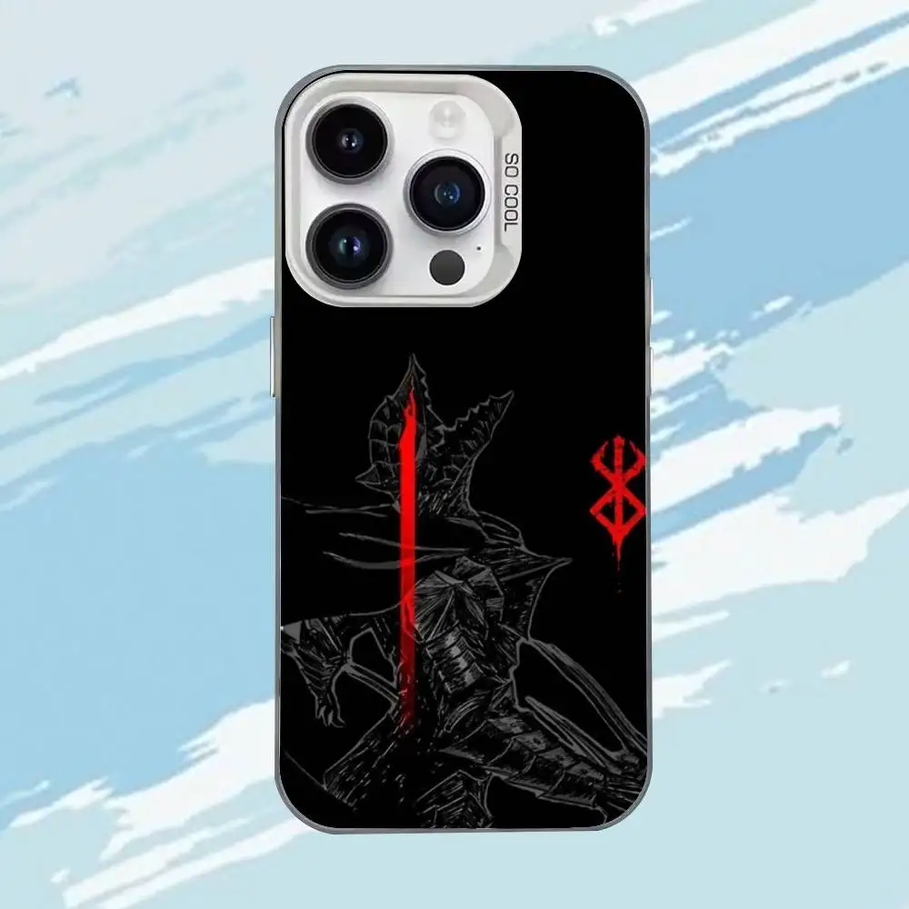 เคสโทรศัพท์ลายอนิเมะ Berserk Guts สำหรับ iPhone 17,16,15,14,13,12,11,Mini,Pro,MAX แบบด้าน ป้องกันการกระแทก