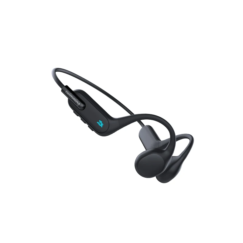 Latest Trending Bone Conduction Audio Wireless Swimming Earbuds Magnetic Charging Sports Earphones with LED Battery Indicator