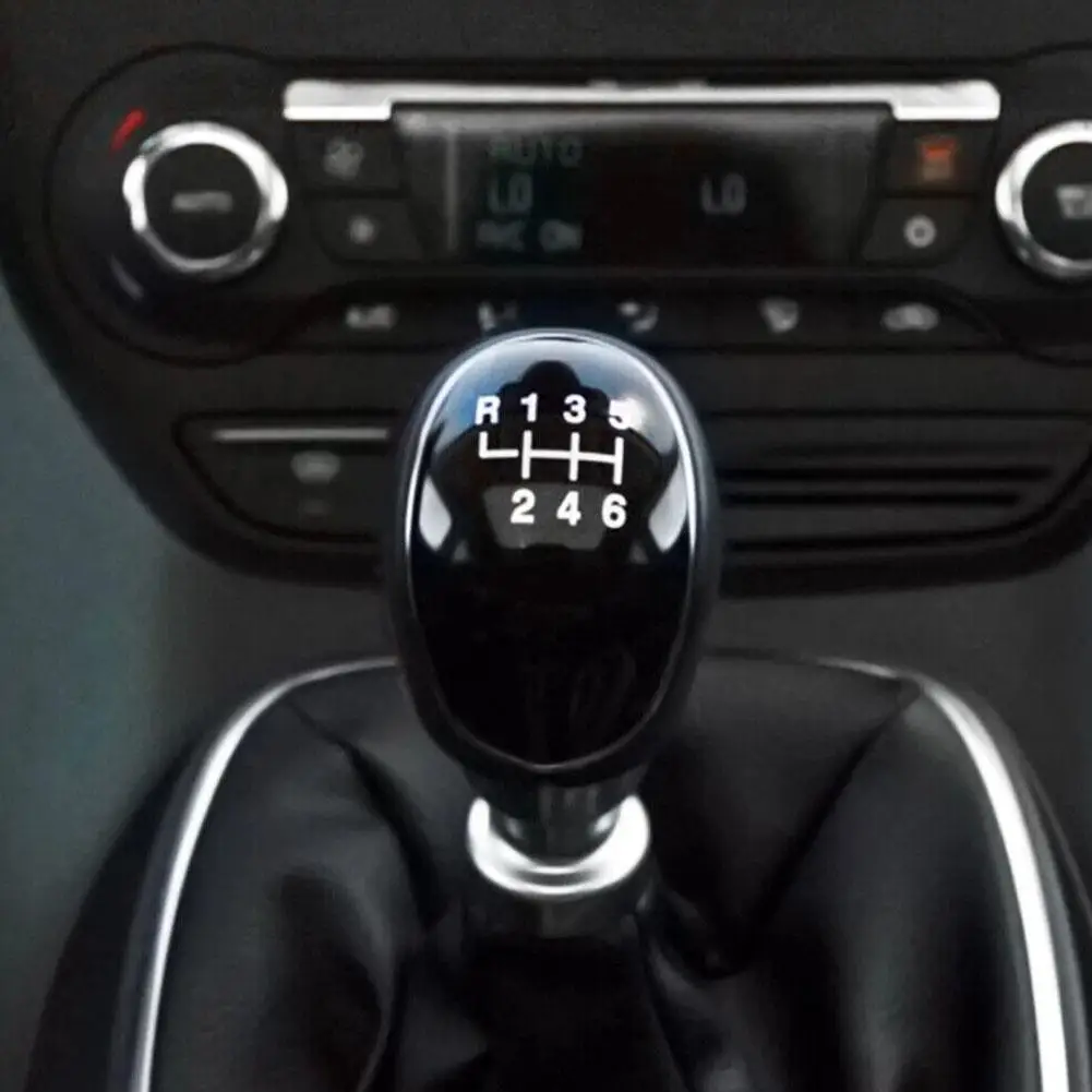 5/6 Speed Gear Shift Knob for FORD Mondeo IV ForMk4 S-MAX C-MAX Kuga Transit Connect Car Parts Auto Accessories Car Gear Head