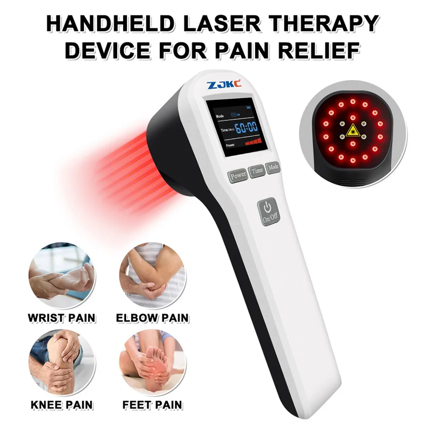 

880mW 650nmx16+808nmx4 Home Cold Laser Red Infrared Light Therapy Low Level Laser Treatment for Arthritis Acute And Chronic Pain