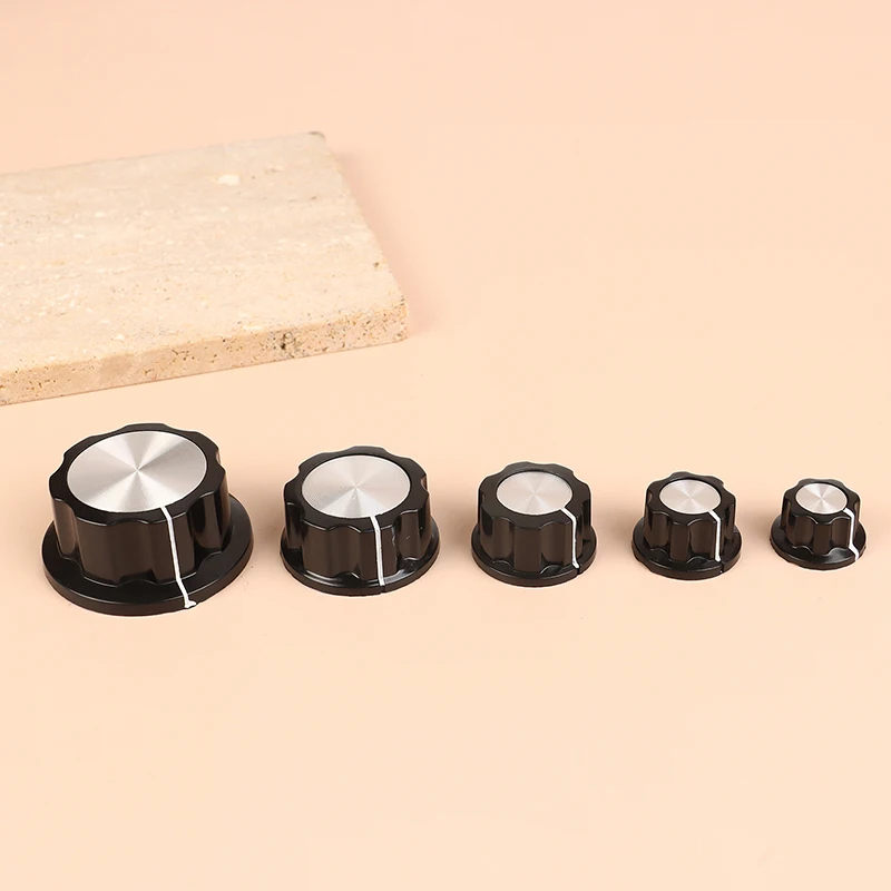 1Pc Potentiometer Knob Kit For Hole 6mm Dia MF-A01 MF-A02 MF-A03 MF-A04 MF-A05 Rotary Switch Electronic Knobs Caps