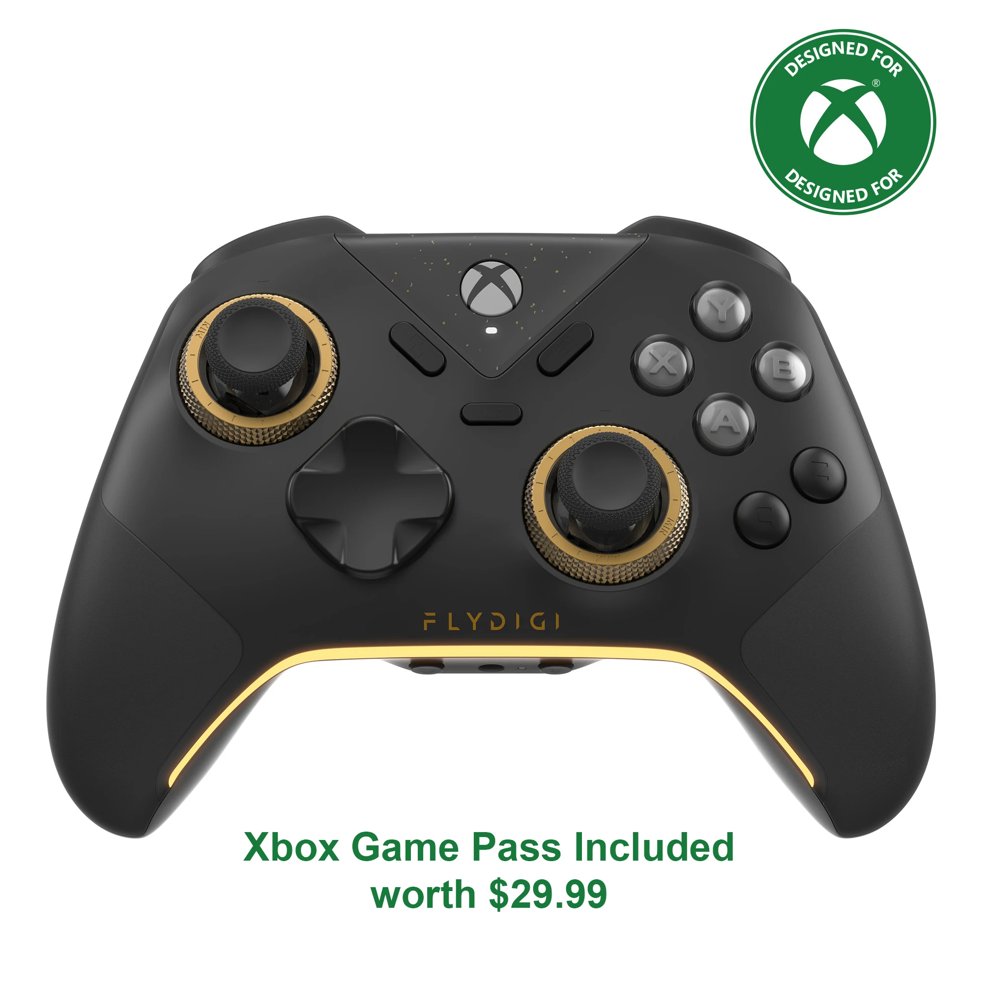 Manette filaire FLYDIGI VADER 5S avec joysticks à tension réglable FORCEFLEX, gâchettes FORCESWITCH pour Xbox Series X | S, Xbox One, PC