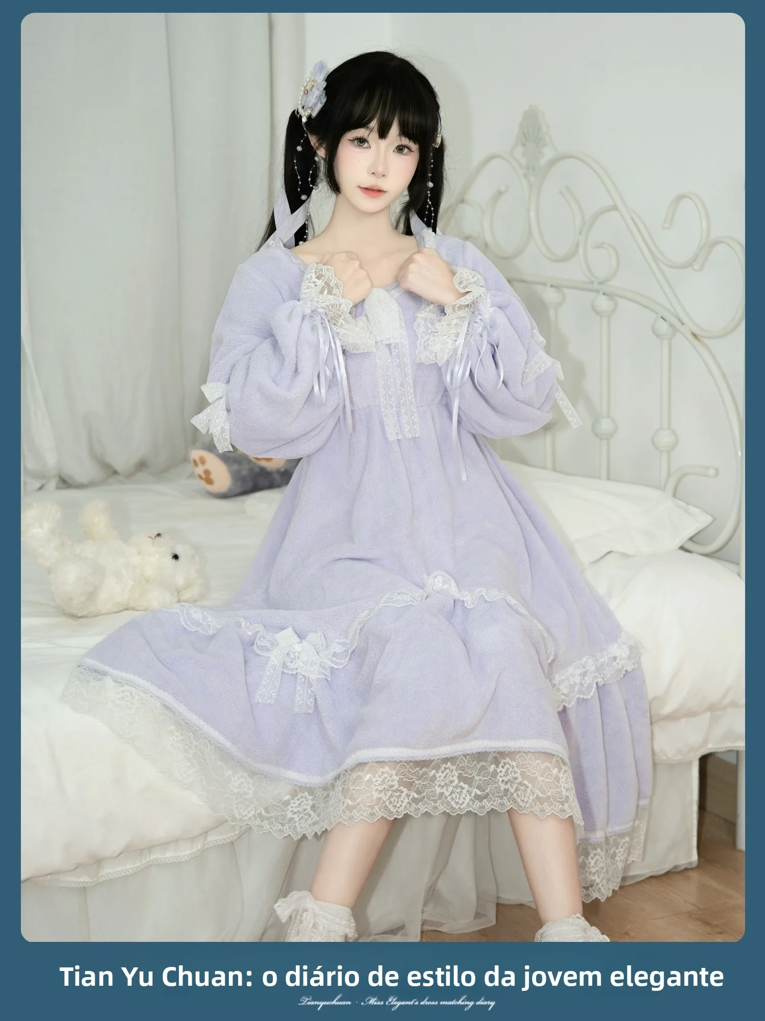 tianyu-river-lolita-sleep-dress-women's-home-coral-fleece-plush-nightgown-cute-princess-style-wearable-long-sleeve-midi-dress