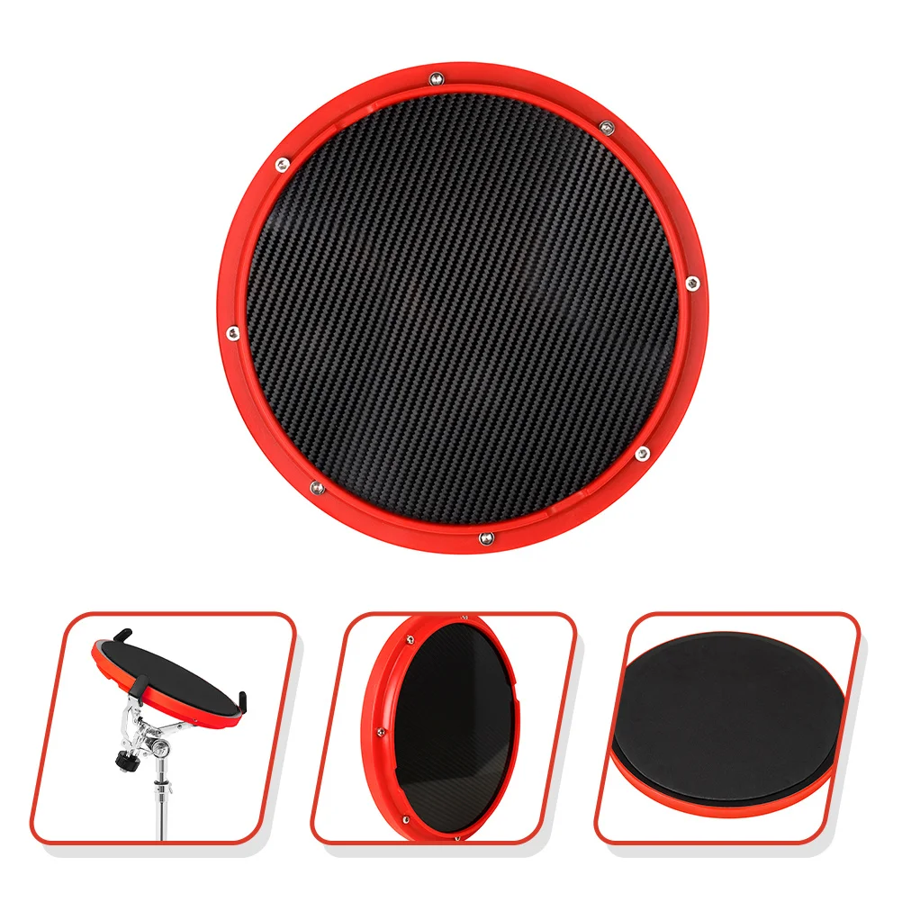 

Drum Practice Pad Carbon Fiber Abs Durable Drummer Accessory For Beginner Practice Mat Instrument Supply