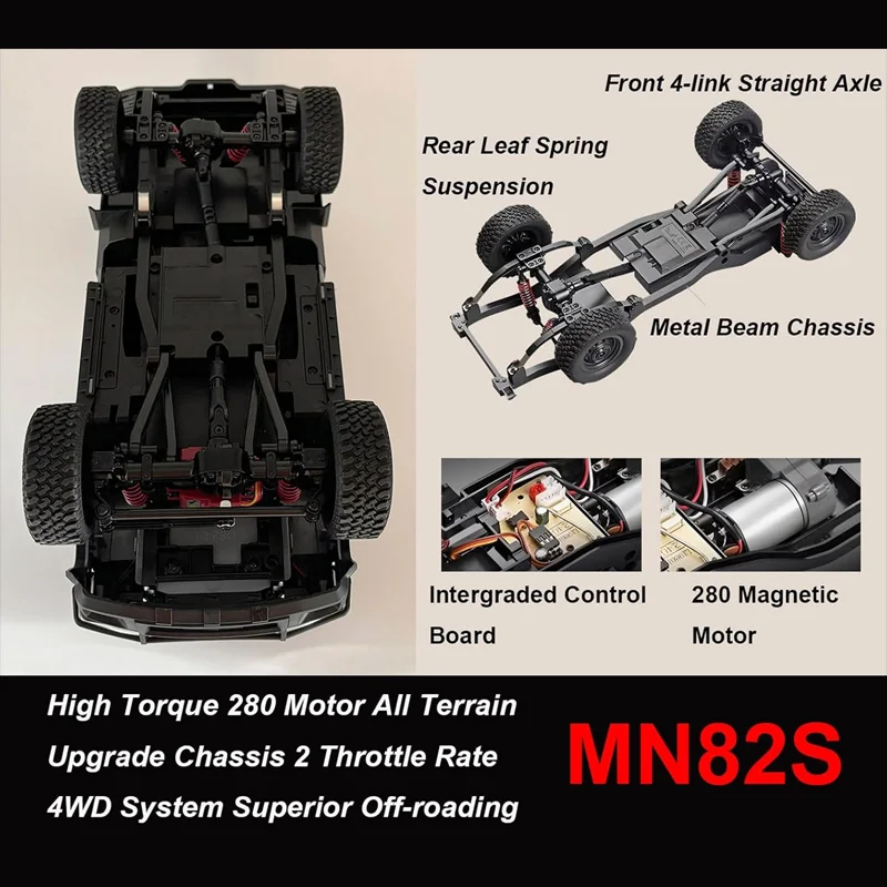 MN82S 1/12 RC Crawler Pickup T - Rc Roc Hobby 评论和价格