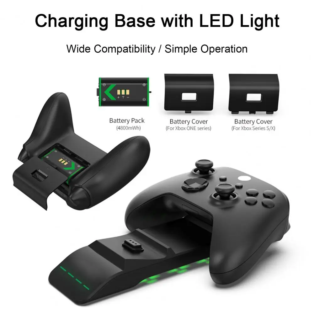 Fast Charging High Efficiency Handle Charging Base with LED Light for Series ONE S/X