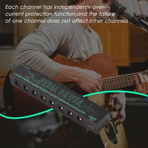 M-Vave-Pedal-Power-Gitarrenpedal, Guitar Effect-Stromversorgung, 8 isolierte Gleichstromausgabe 10 Hauptverkäufe elektrisches Pedal - №8
