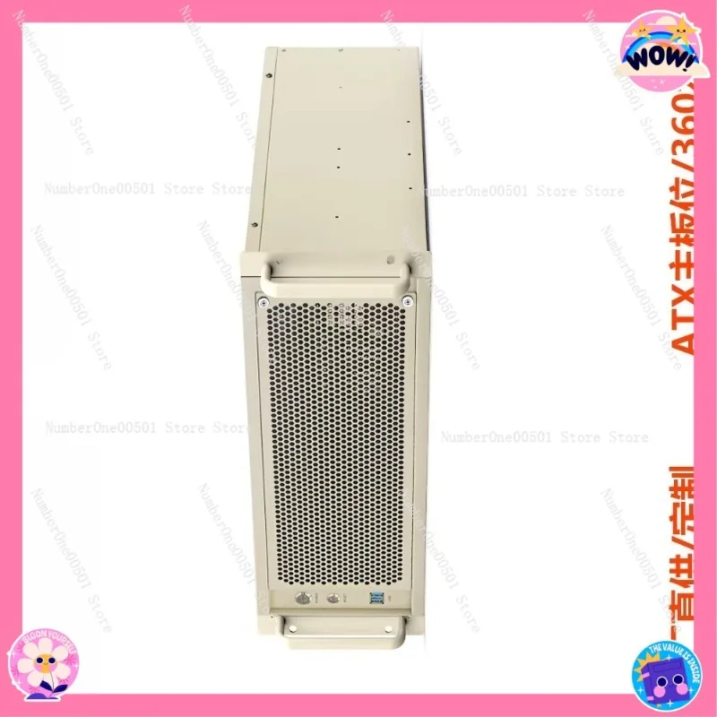 New 4U Case Industrial Server Chassis 360 Liquid Cooling EATX Motherboard Position ATX Power Supply USB3.0 Metal Switch