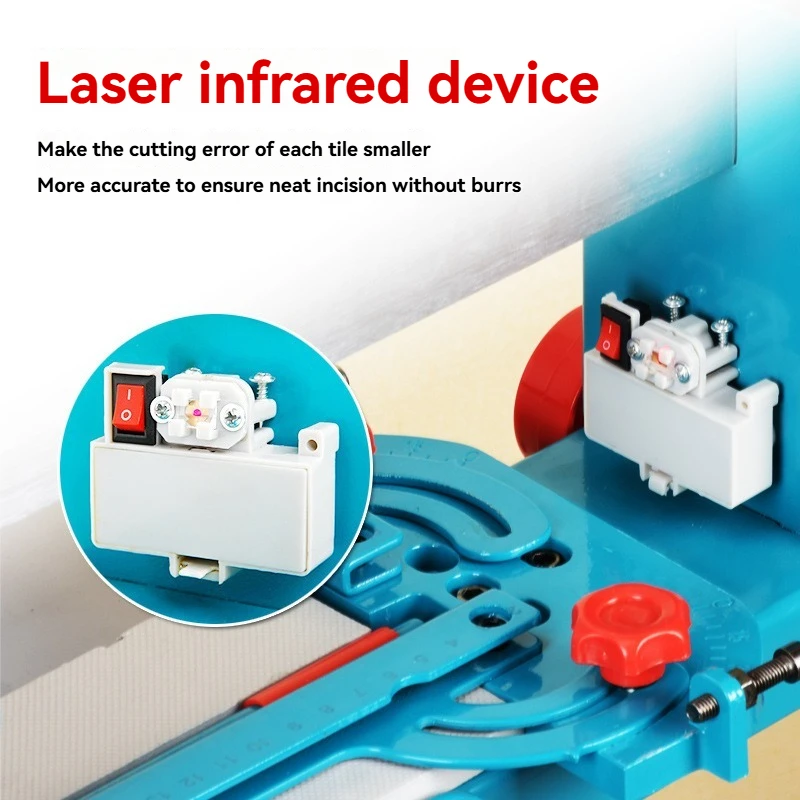 All‑Steel Manual Push‑type Ceramic Tile Cutter, Laser Guided High‑Precision Tile Cutting Machine For 800‑1000mm Tiles