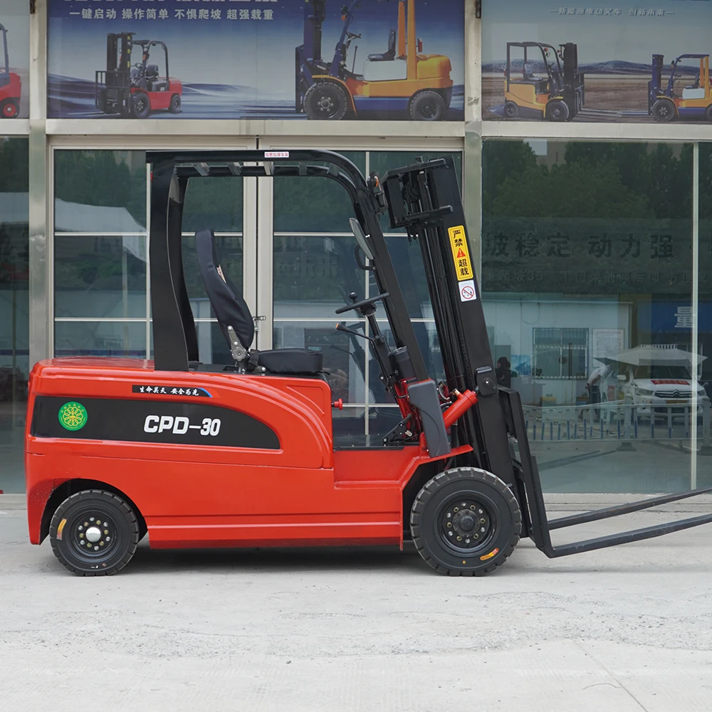 New AC Drive 2 Ton and 2.5 Ton Capacity Forklift Electric Double Fork Pallet Truck Electric Fork Lift