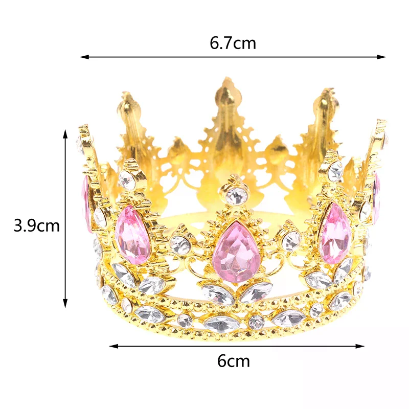 Cotton Doll Retro Crown Headwear Korea Dolls Cotton Doll Crown For Baby Doll Dress Fashion Doll Accessories