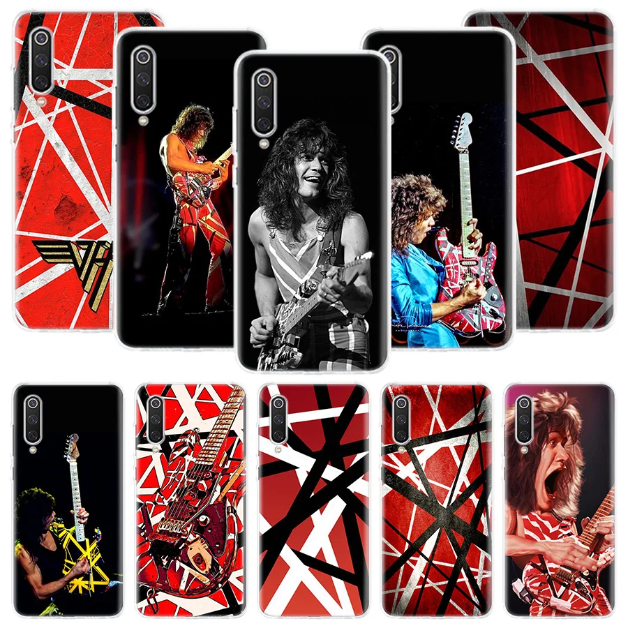 Eddie Van Halen Graphic Guitar Phone Case For Xiaomi Redmi Note 13 12S 12 11S 11E 11 Pro Plus 11T 10S 10 9S 9 + 8T 8 7 Art Patte