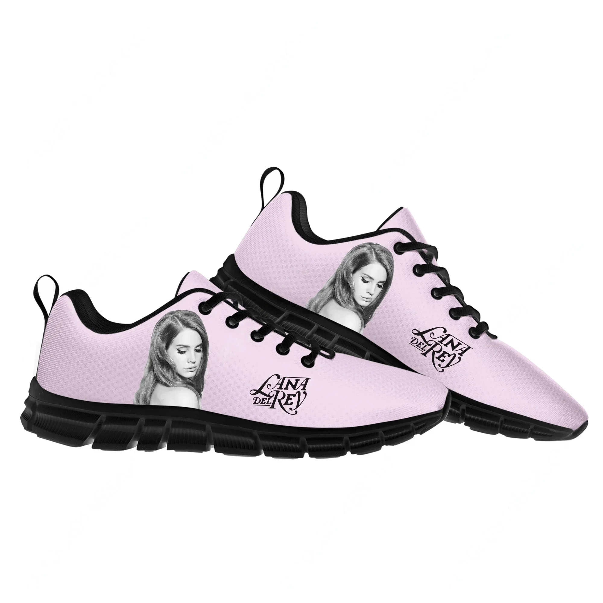 

Lana Del Rey Singer Sports Shoes Mens Womens Teenager Sneakers Durable Elastic Footwear Casual Custom Made Couple Shoes Black